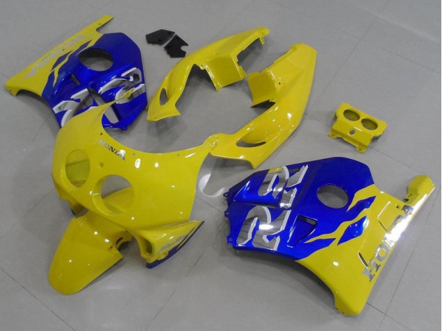 1991-1998 Yellow Blue Honda CBR250RR MC22 Motorbike Fairing Kits UK Stores