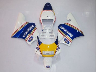 1994-1996 Yellow White Blue Honda NSR250 MC28 P4 Replacement Motorcycle Fairings UK Stores