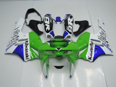 1994-1997 Green White Kawasaki ZX9R Motorcycle Fairings Kits UK Stores