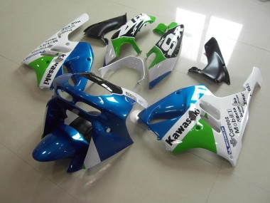 1994-1997 Light Blue White Kawasaki ZX9R Moto Fairings UK Stores