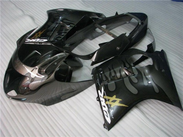 1996-2007 Black Honda CBR1100XX Motorcycle Fairings Kit UK Stores