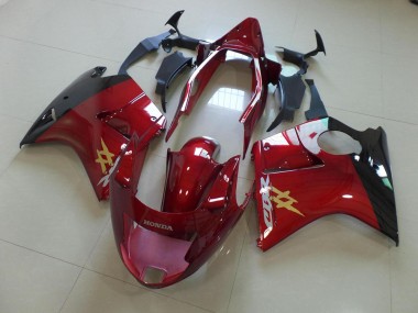 1996-2007 Candy Red Black OEM Style Honda CBR1100XX Motorcycle Fairings UK Stores