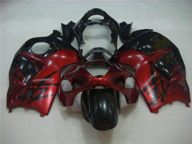 1996-2007 Red Black Suzuki GSXR 1300 Hayabusa Motorcycle Fairing Kit UK Stores