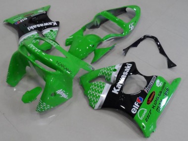 1998-1999 Green Black Kawasaki ZX6R Motorbike Fairing UK Stores