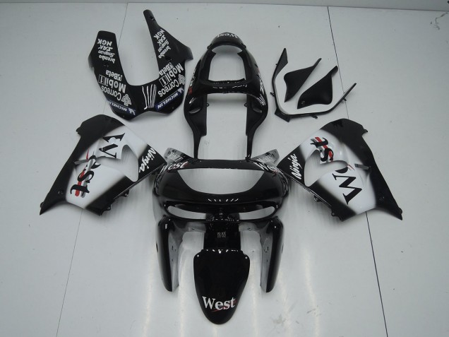 1998-1999 Black West Kawasaki ZX9R Bike Fairing UK Stores