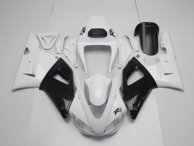 1998-1999 Pearl White Black Yamaha YZF R1 Bike Fairings UK Stores