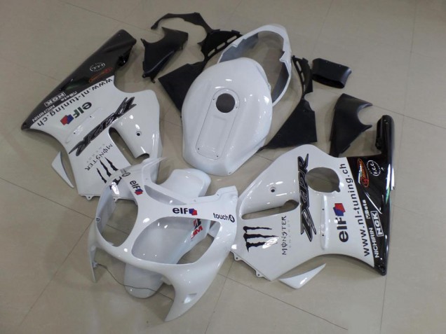 2000-2001 White Kawasaki ZX12R Motorbike Fairing Kits UK Stores