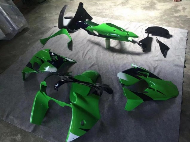 2000-2001 Green Matte Black Ink Blue Kawasaki ZX9R Motorcycle Replacement Fairings UK Stores