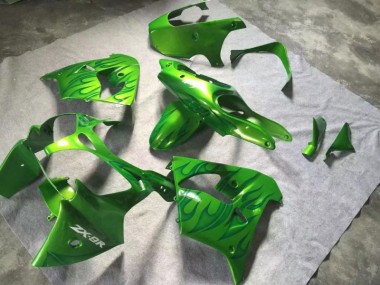 2000-2001 Green Green Flame Kawasaki ZX9R Replacement Fairings UK Stores