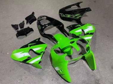 2000-2001 Green Glossy Black Kawasaki ZX9R Motorcylce Fairings UK Stores