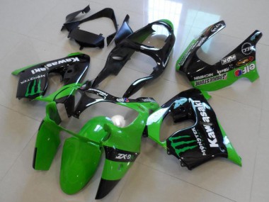 2000-2001 Green Monster Kawasaki ZX9R Motorcycle Fairings UK Stores