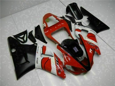 2000-2001 Red Black Yamaha YZF R1 Motorbike Fairing Kits UK Stores