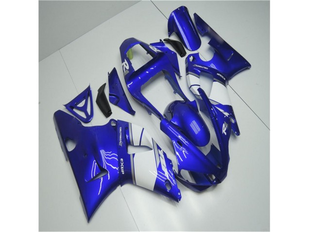 2000-2001 Blue White Yamaha YZF R1 Motorcycle Fairings UK Stores