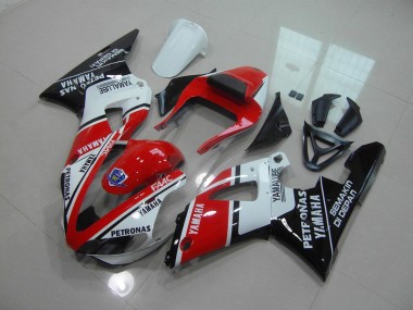 2000-2001 Red Glossy Black Yamaha YZF R1 Replacement Motorcycle Fairings UK Stores