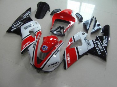 2000-2001 Red White Yamalube Race Yamaha YZF R1 Motorcycle Fairings Kits UK Stores