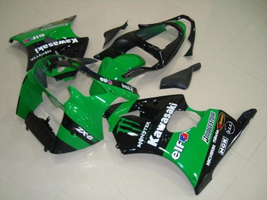 2000-2002 Green Monster Kawasaki ZX6R Replacement Motorcycle Fairings UK Stores