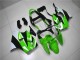 2000-2002 Green White Black Kawasaki ZX6R Bike Fairing Kit UK Stores