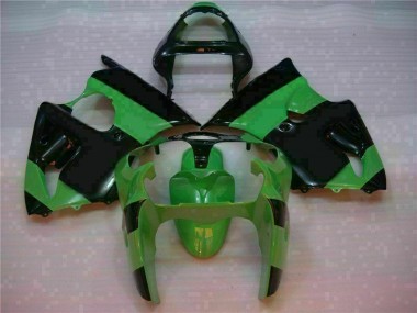 2000-2002 Green Black Kawasaki ZX6R Motorcycle Fairings UK Stores