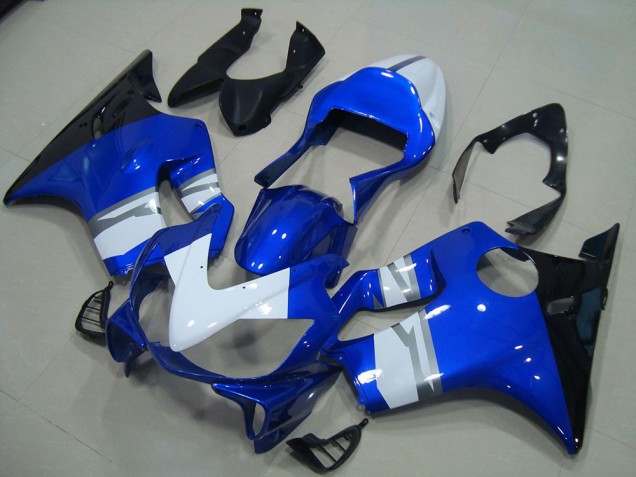 2001-2003 White Blue Black Honda CBR600 F4i Bike Fairing Kit UK Stores