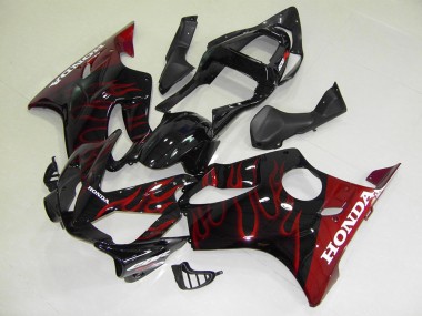 2001-2003 Red Flame Honda CBR600 F4i Motorcycle Replacement Fairings UK Stores