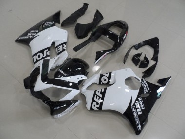 2001-2003 White Repsol Honda CBR600 F4i Motorcycle Fairings Kit UK Stores