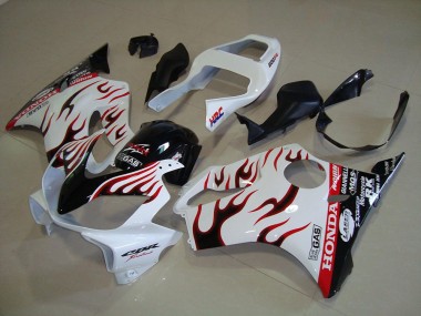 2001-2003 White Flame Honda CBR600 F4i Motorcylce Fairings UK Stores