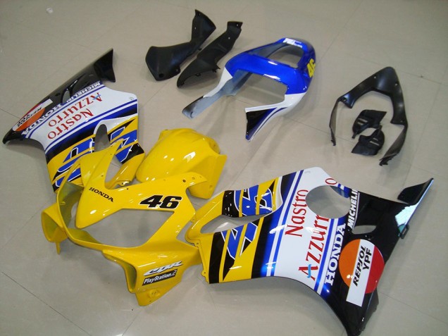 2001-2003 Yellow Honda CBR600 F4i Motorcycle Fairings UK Stores