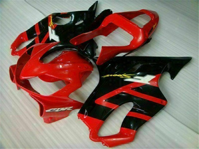 2001-2003 Red Black Honda CBR600 F4i Motorcycle Fairings Kits UK Stores