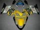 2001-2003 Yellow White Honda CBR600 F4i Moto Fairings UK Stores