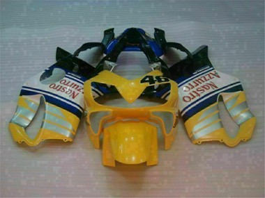 2001-2003 Yellow Silver Nastro Azzurro Honda CBR600 F4i Motorcylce Fairings UK Stores