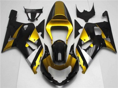 2001-2003 Gold Black Suzuki GSXR 600/750 Bike Fairing UK Stores