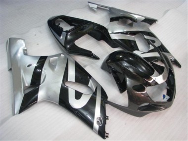 2001-2003 Silver Black Suzuki GSXR 600/750 Bike Fairings UK Stores