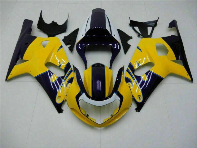 2001-2003 Yellow Suzuki GSXR 600/750 Bike Fairings UK Stores