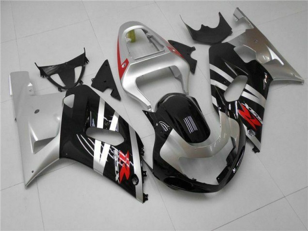 2001-2003 Silver Suzuki GSXR 600/750 Motorcycle Fairings Kits UK Stores