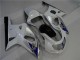 2001-2003 White Silver Suzuki GSXR 600/750 Bike Fairings UK Stores