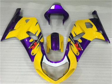 2001-2003 Yellow Suzuki GSXR 600/750 Replacement Motorcycle Fairings & Plastics UK Stores