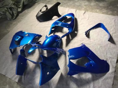 2002-2003 Blue Matte Black Kawasaki ZX9R Motorbike Fairings UK Stores