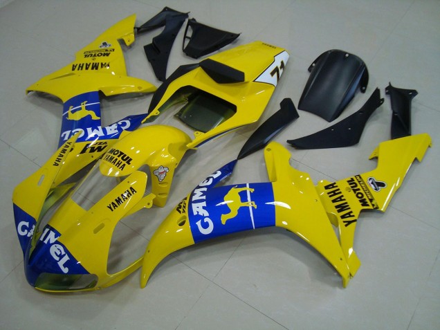 2002-2003 Blue Yellow Yamaha YZF R1 Motorcylce Fairings UK Stores