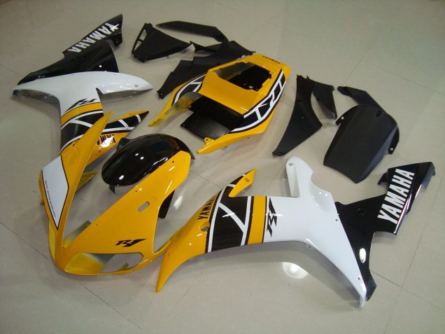 2002-2003 Yellow Anniversary Yamaha YZF R1 Replacement Motorcycle Fairings UK Stores