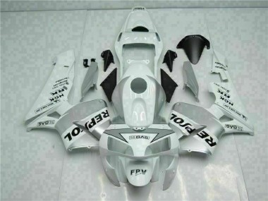 2003-2004 White Silver Repsol Honda CBR600RR Replacement Fairings UK Stores