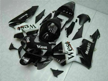 2003-2004 Black West Honda CBR600RR Motorcycle Fairings Kit UK Stores