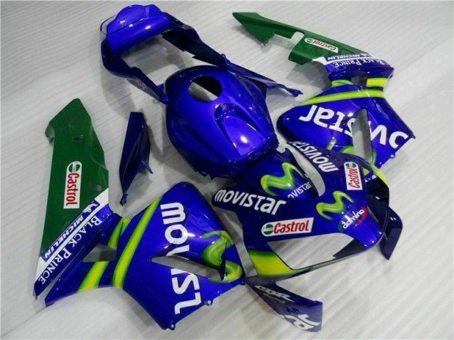 2003-2004 Blue Green Movistar Castrol Honda CBR600RR Motorbike Fairing UK Stores