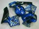 2003-2004 Blue with Silver Flame Honda CBR600RR Motorbike Fairing UK Stores