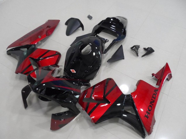 2003-2004 Black Candy Red Honda CBR600RR Motorcycle Fairing UK Stores