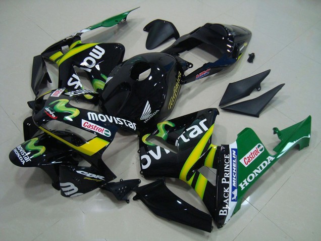 2003-2004 Black Movistar Honda CBR600RR Bike Fairing UK Stores