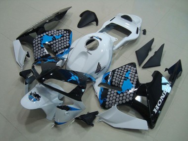 2003-2004 White Black Blue Honda CBR600RR Moto Fairings UK Stores