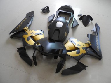 2003-2004 Black Gold Decal Honda CBR600RR Motorcycle Fairings Kit UK Stores