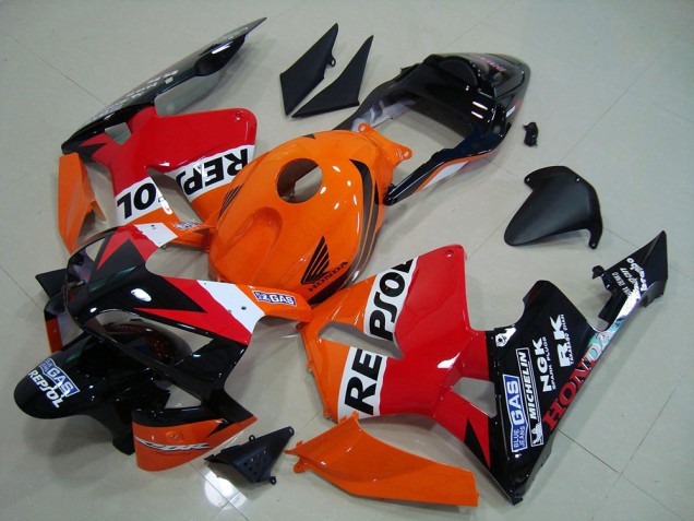 2003-2004 Repsol Honda CBR600RR Motorcycle Replacement Fairings UK Stores