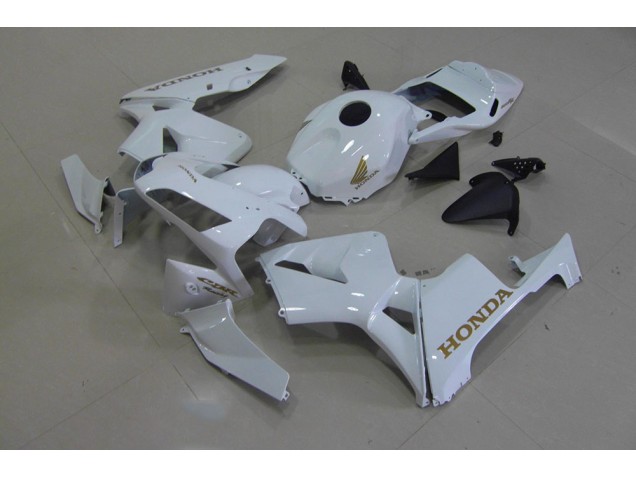 2003-2004 White Gold Honda CBR600RR Replacement Fairings UK Stores