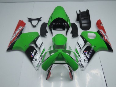 2003-2004 Green Motocard Kawasaki ZX6R Motorbike Fairings UK Stores